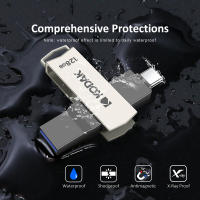 KODAK Pendrive 2 En 1 Tipo C OTG USB 3.0 Metal 256GB 128GB 64GB 32GB Disco Duro Para Teléfono Android PC Laptop - details 6