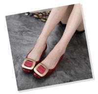 Sandalias De Gel Para Mujer Verano Casual Impermeables Antideslizantes Con Hebilla Cuadrada Para Trabajo Zapatos Planos Sin Plataforma - details 7
