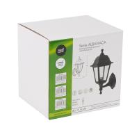 Aplique Exterior fabrilamp,modelo Albahaca ,colores blanco ,negro y Oro Viejo Ip44 Policarbonato 35x15x19,7 Cm - details 0