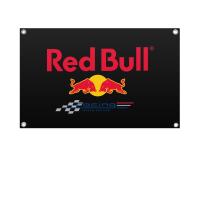 Bandera De Fiyera Roja De Racing Bull 1PC Poliéster Exterior Decoración De Habitación Estética Con Cuatro Agujeros Para Uso Publicitario - details 4