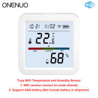 Sensor De Temperatura Y Humedad ONENUO Tuya WIFI/Zigbee Con Iluminación Inteligente Compatible Con Alexa Y Google Smart Life - details 0