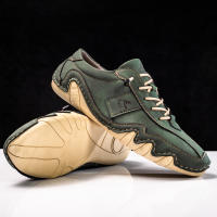 Zapatos Planos Casuales Para Hombres Hechos a Mano En Cuero PU Cómodos Mocasines Transpirables Zapatillas De Exterior - details 17