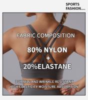 Vnazvnasi Top Deportivo Para Mujer Ropa De Gimnasio Sujetador De Yoga Top De Gimnasio Sujetador Sin Cierre Secado Rápido Nylon - details 1