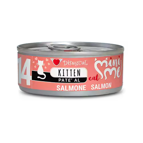 Disugual Mini me 14 para Gatitos - Salmón (12x85g) - 1