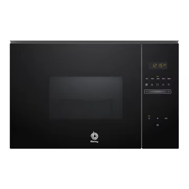 MICROONDAS MARCA  BALAY MODELO 3CG5172N2 DE 20 LITROS DE  CRISTAL NEGRO - 1