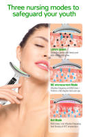 Dispositivo de belleza para el cuello para diluir las líneas del cuello, masajeador para el cuidado del cuello, levantar y tensar, eliminar pliegues nasolabiales, dispositivo de protección del cuello, dispositivo de belleza blanco - details 3