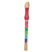 SLADE Flauta De Harpa De Madera Con Ocho Agujeros Instrumento Musical De Sirena Para Niños Juguete Educativo Profesional - details 1