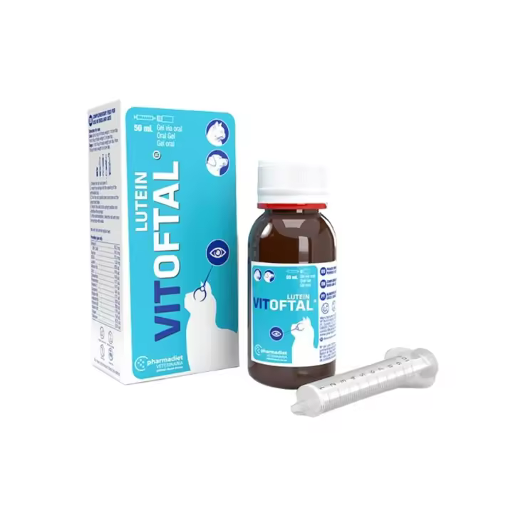 PHARMADIET - Vitoftal Lutein Plus (50 ml) - Ayuda al sistema ocular en Perros y Gatos - 1
