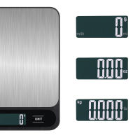 Báscula Digital De Alimentos 10kg 1g Báscula Electrónica De Cocina 5kg 1g Para Hornear Medida En Gramos Y Ounces Acero Inoxidable - details 2