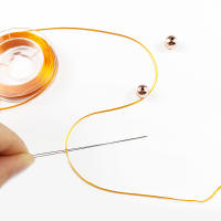 Kit DIY 10pcs Agujas De Punto De Ojo Grande Curvadas Para Perlas Y Cuerdas Elásticas Herramientas Para Fabricación De Joyas - details 8