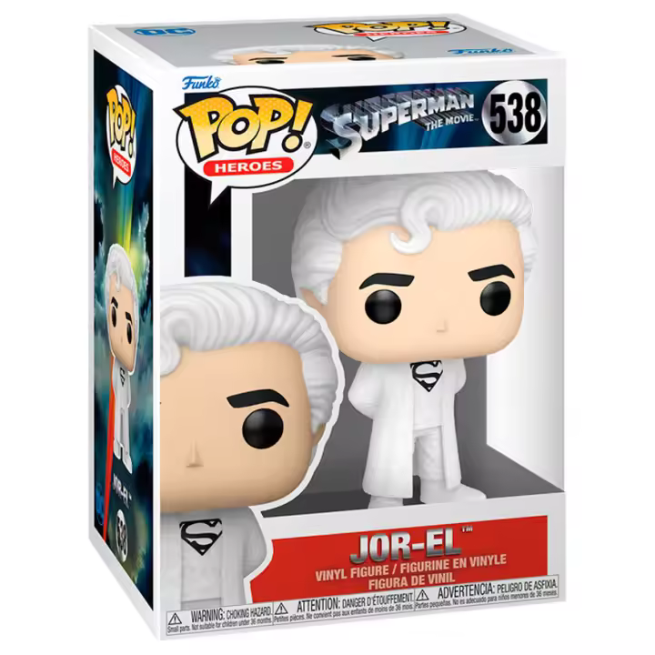 Figura Pop Dc Comics Superman The Movie Jor-El 1978-Figura de Vinilo Coleccionable - Idea de Regalo- Mercancia Oficial - Juguetes para Niños y Adultos - Movies Fans - Muñeco para Coleccionistas y Exposición - 1
