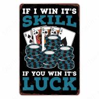 BlackJack Placa De Poker En Metal Vintage Art Poster Rey De Copas Decoración De Pared Para Bar Café Hogar Retro Sin Juego - details 3
