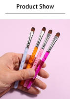 Set De Pinceles Para Uñas De Acrílico Profesional 4 Piezas/set Pincel Para Polvos De Uñas De Gel Herramienta De Manicura Para Mujeres Y Niñas - details 6