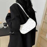 Bolso De Hombro Para Mujer En Cuero Sólido Retro Casual Bolso De Compras Con Cierre De Cremallera Bolsa De Mano Fashion - details 15