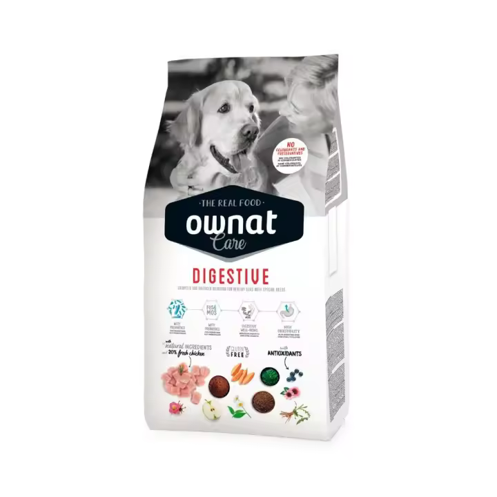 10 Kg - Ownat Care Pienso Digestive para Perros - 1