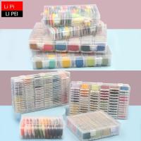Hilo De Bordado De Poliéster Y Algodón Multicolor Práctico Para Bordado a Mano Empaque En Caja Herramienta Textil Para Adultos - details 9
