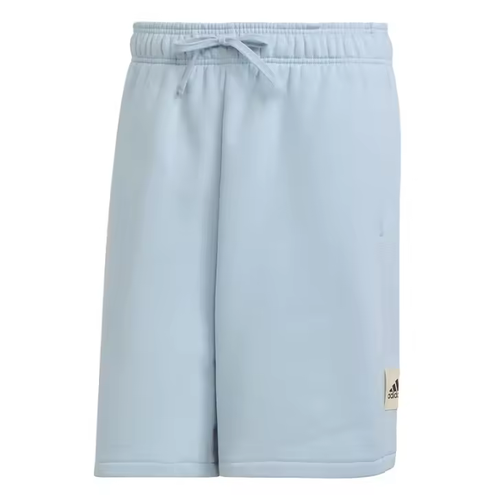 Pantalones cortos deportivos de polar adidas para hombre (IB6162)  color azul claro - 1