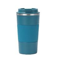 Taza de Café Aislamiento con Tapa - Reutilizable Y a Prueba de Derrames, Vagos de Acero Inoxide al Vacío de Doble Pared, Ideal para Casa y Oficina (Azul,13oz) - details 7