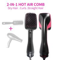 Cepillo alisador de pelo iónico de cerámica，Cepillo Secador Rizador Alisador Y Volumen EléCtrico 1000 W, Cepillos Alisadores Cabello, Cepillos Rizadores, Cepillos Moldeadores Cabello, Cepillo Secador Cabello Gran TamañO - details 1
