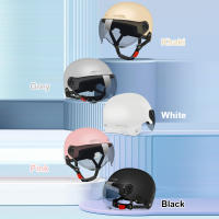 Casco De Bicicleta Eléctrica Seguridad Ajustable Ligero Y Transpirable Con Capa Desmontable Para Verano Para Adultos Hombres - details 2