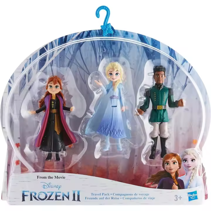 DISNEY - HASBRO - FROZEN II - Compañeros de Viaje - 3 Figuras de Frozen - Reino de Hielo - Coleccionables - Regalo original - Mayores de 3 años - 1