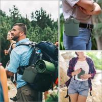 Set De 1 Botella De Agua De Aluminio Y Bolsa De Almacenamiento Para Deporte Al Aire Libre Camping Senderismo Viajes - details 10