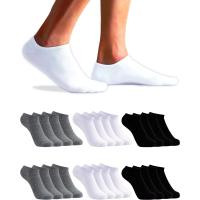 [OFERTA FLASH]Calcetines Tobilleros Hombre(talla 40-46)- Surtido de Calcetines Cortos Transpirables y Resistentes - Algodón de Calidad [pack 12/24] - details 0