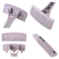 Afeitadora De Espalda Con 5 Hojas De Cuchillo Seguridad Longitud Del Mango Corte De Pelo Del Cuerpo Pierna Herramienta De Eliminación De Pelo Con Mango Plegable Para Hombres - details 10