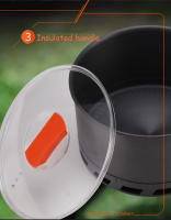 Bulin 2L Sartén De Camping Ultraligera De Aleación De Aluminio Para Exteriores Utensilios De Cocina Para Picnic - details 7