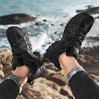 Zapatillas De Senderismo HIKEUP Para Hombre Transpirables Con Amortiguación Antideslizantes Deportivas De Montaña Exterior Zapatos De Correr Y Trekking - details 26