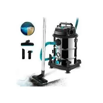 Cecotec 8115 Conga Rockstar Wet & Dry Steel Pro Aspirador de sólidos y líquidos de metal de 30 L 1600 W 23 Kpa Sistema De Drenado Radio De Acción 5m. - 1