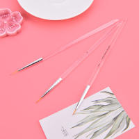 Set De 3 Rotuladores Para Dibujar Y Pintar Uñas Con Brocha Liner Para Arte De Uñas DIY Kit De Manicura - details 9