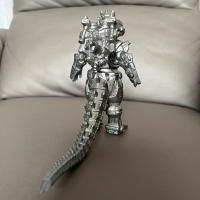 Figura De Acción Gigante MechaGodzilla Vs Godzila 15cm Con Articulaciones Móviles Modelo De Dinosaurio Regalo Sorpresa Para Fans De Los Películas De Terror Y Ciencia Ficción - details 3