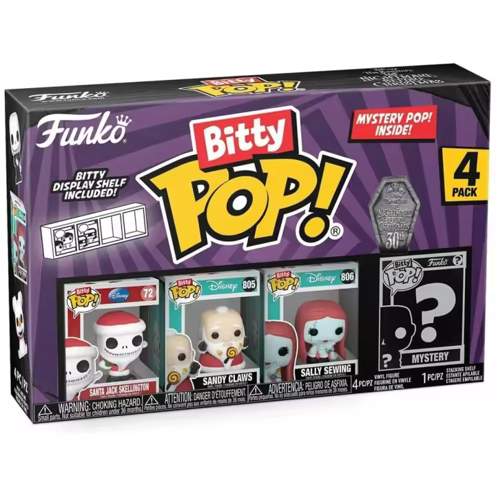 Funko Pop Bitty Pesadilla Antes de Navidad Funko 76996 Juguetes - 1