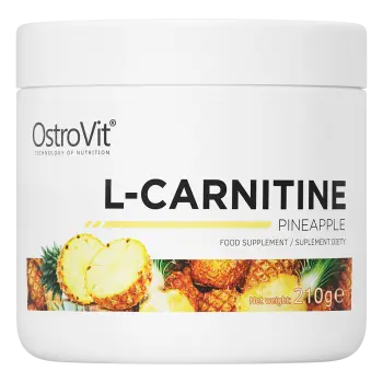 OstroVit L-Carnitina 210 Gramos  Suplemento de L-Carnitina de Alta Pureza para la Quema de Grasa, Aumento de Energía y Reducción de la Fatiga Muscular  Ideal para Pérdida de Peso y Mejora del Rendimiento - 1