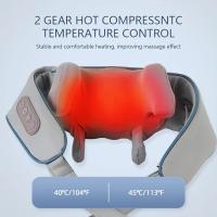 Masajeador De Cuello Y Espalda Multifuncional Inalámbrico Cojín De Calor Masaje Shiatsu Relajante Para Músculos De La Cintura Marca Monclique Origen China - details 1