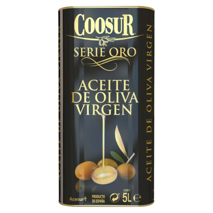 Aceite de Oliva Virgen Lata 5L Serie Oro Coosur - 1