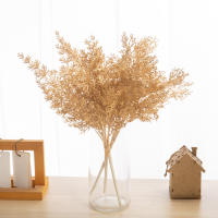 Abanico De Palma Artificial Hojas De Eucalipto Para Navidad Boda Decoración De Hogar Y Habitaciones Arreglo Floral DIY Crafts - details 3
