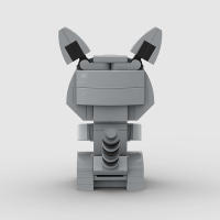 Bloques De Construcción Pequeños Y Creativos En Forma De Zorro MOC Anime Educativo Modelo Araiguma Juguete Para Niños Regalo De Navidad - details 2