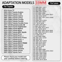 Juego De Tornillos De Bloqueo De Rueda Antirrobo 33MM/44MM Altura Con 4Tornillos + 1Llave M12x1.5 Para Toyota Lexus PT27648100 - details 1