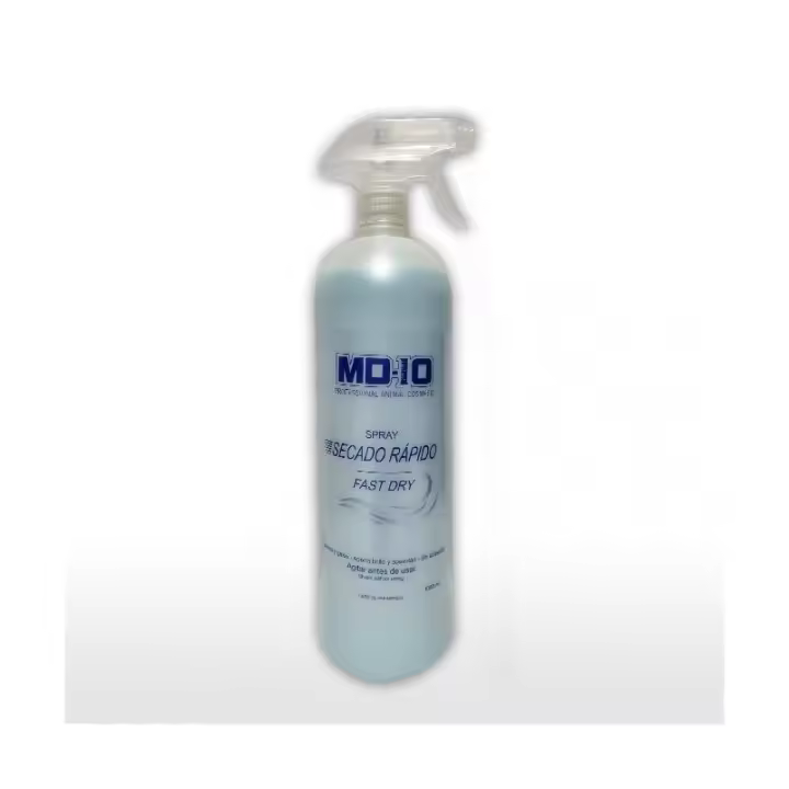 Acondicionador para Perros y Gatos- Spray de Secado Rápido - Fórmula Dermoprotectora y Vegana - Sin Parabenos ni Siliconas - Aporta Brillo y Suavidad - Sin Aclarado - MD10 COLLECTION - 1