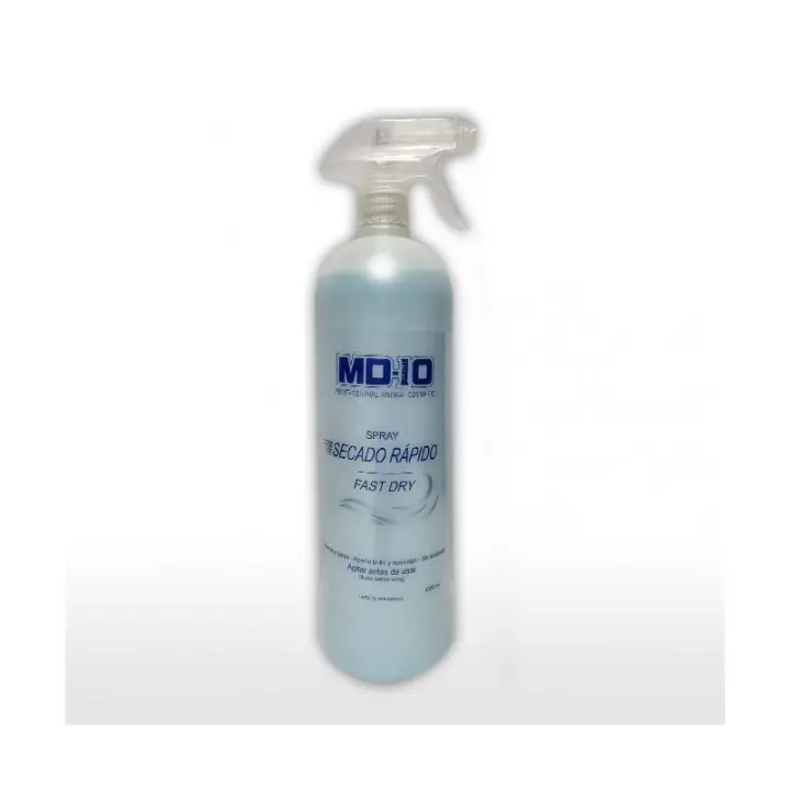 Acondicionador para Perros y Gatos- Spray de Secado Rápido - Fórmula Dermoprotectora y Vegana - Sin Parabenos ni Siliconas - Aporta Brillo y Suavidad - Sin Aclarado - MD10 COLLECTION - 1