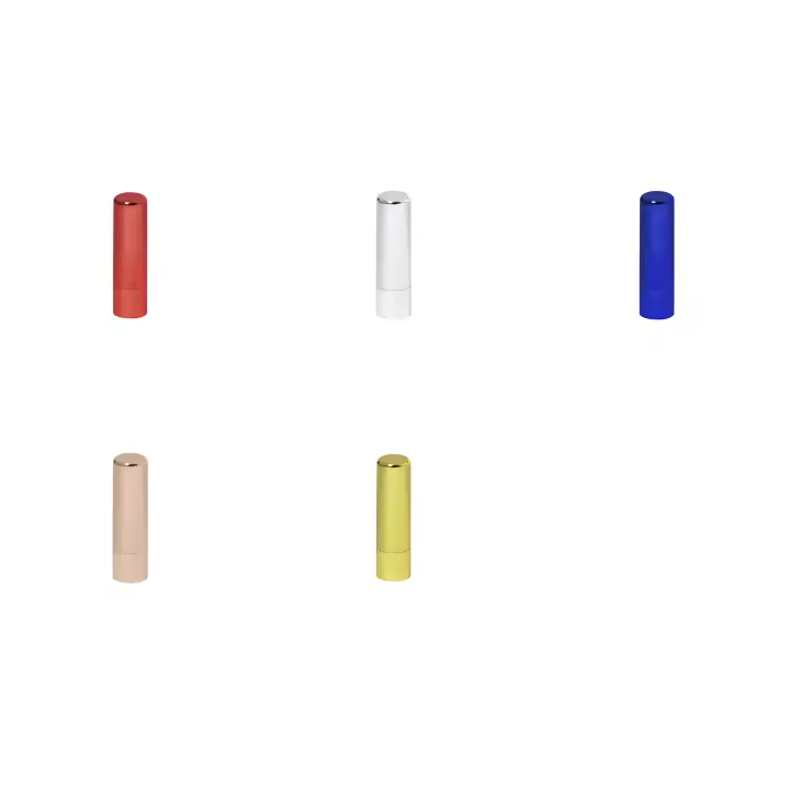 Lote de 20 a 50 Bálsamos Labiales Metalizados Tubo Barra SPF15 Aroma Vainilla Colores Surtidos - Regalos, detalles de bodas invitados ecológicos sostenibles, comuniones, regalos cumpleaños, graduaciones, navidades - 1