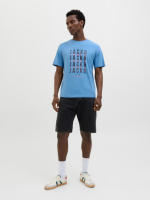 Jack & Jones SS25 Hombre Pack 2 Camisetas de Algodón Mod JJDELVIN logo estampado Moda Casual Informal REF 247813 - details 13