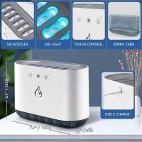 Humidificador Evaporativo USB Silencioso Con Control Táctil Y Protección Antisecado Capacidad Menor a 1L Cobertura Menos De 10m² - details 4