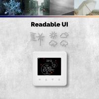 Termostato WiFi Tuya Controlador De Temperatura De Habitación Para Calefacción De Suelo Eléctrico Y Agua Calentador De Gas Compatible Con Alexa Y Google Home - details 9