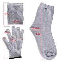 EMS Electrodo Físico Con Cable Guantes Calcetines Para Masaje Terapéutico Relajación Estimulación Muscular Accesorios De Equipo - details 13