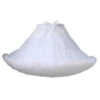Falda De Tule Pleatada Para Mujer 3 Capas Color Blanco Negro Rosa Rojo Falda Puffy Para Fiesta Cosplay Skirt - details 1