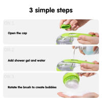 Cepillo De Baño Para Perros Y Gatos Con Dispensador De Shampoo De Silicona Suave Cepillo De Masaje Para Animales De Compañía Herramienta De Aseo Para Mascotas - details 6