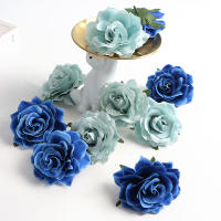 2/5Pcs Rosas Artificiales De 11CM Para Decoración De Hogar Y Jardín Decoración De Boda Y Fiesta Accesorios Para Manualidades - details 7